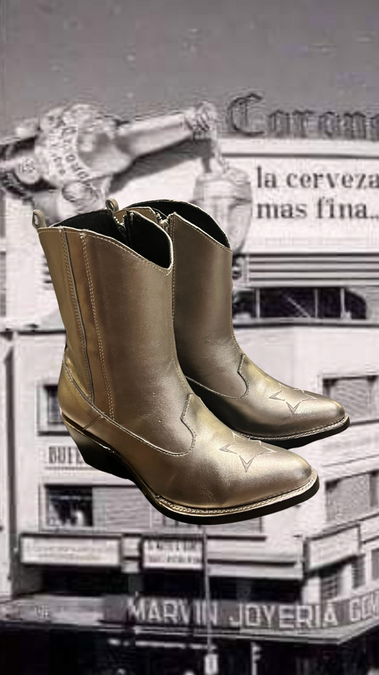 DISCO PLATA BOOTS